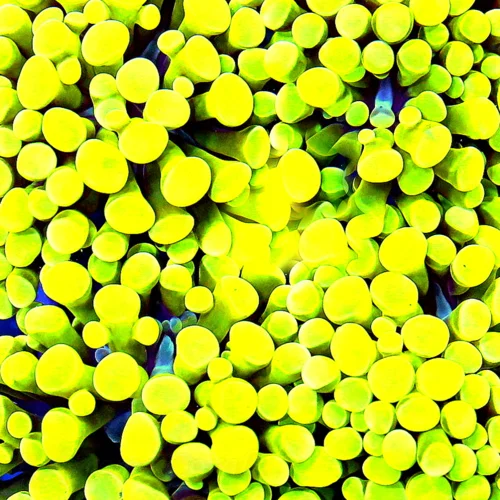 WYSIWYG 5.5X5 XXL SUPER SUPER RARE HIGHLIGHTER YELLOW FAT HEAD INDO BRANCHING HIGHLIGHTER HAMMER live coral for sale - Extreme Corals